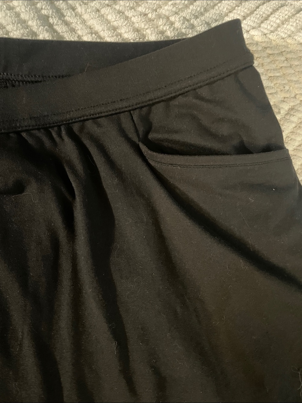 Black Skirted Leggings large - Picture 3 of 6